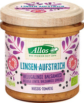 Pes tomato dengan lentil Beluga dan cuka balsamic bebas gluten BIO 140 g - ALLOS